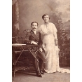 Иван Николаевич Верюжский с женой. 1914 год.
